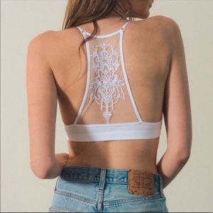 Store Closing‼️ White Tattoo Bralette Sizes S to 3XL